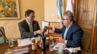 El Gobernador Raúl Jalil recibió al Embajador de Japón