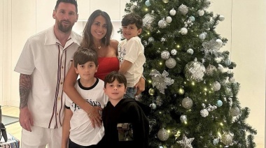 Messi celebró la Navidad en su casa del Gran Rosario