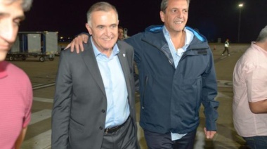 Massa llegó a Tucumán para participar de la asunción de Jaldo como gobernador
