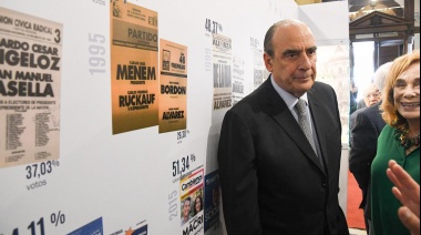 Conmemoraron los 40 años de democracia y Francos propuso la boleta única