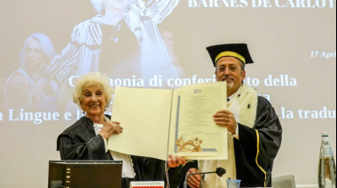 Estela de Carlotto fue homenajeada por la Universidad de Roma